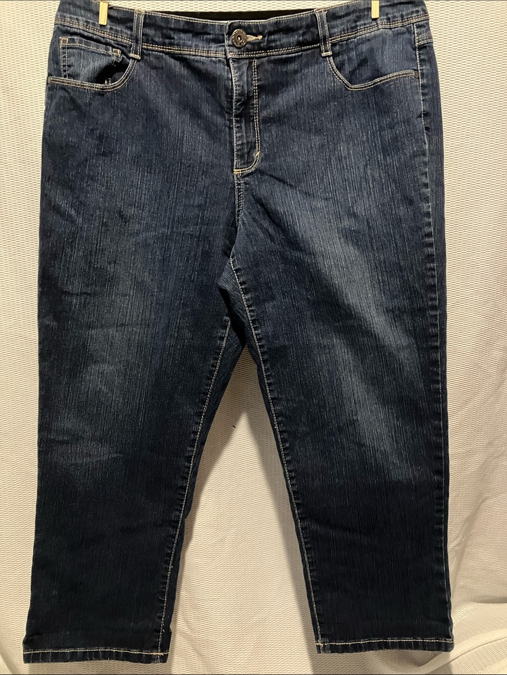 Bandolino Slim Straight Dark Indigo Jeans